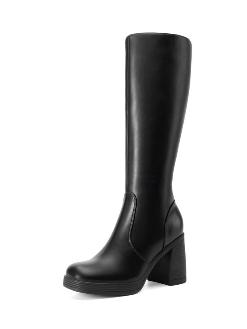 Women's Knee High Platform Heel Boots
